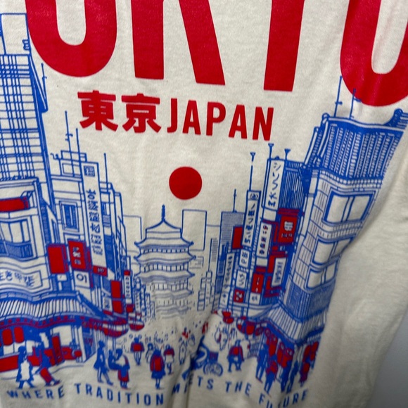 new! Tokyo Japan Short Sleeve Mens Shirt Medium - Picture 5 of 10